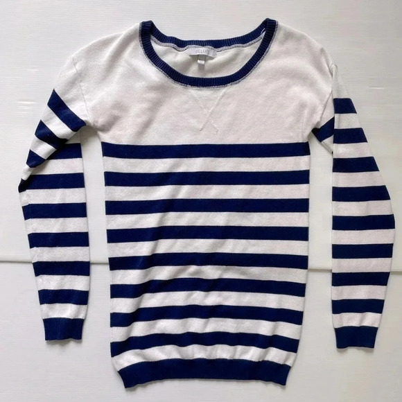 3 FOR $15 Delia’s Navy/White Sweater Size S - Picture 1 of 10